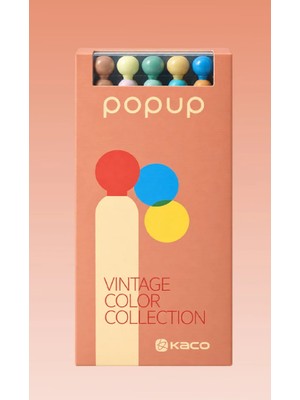 Kaco x Paperora Popup Vintage Party Iı 0.5 mm Jel Kalem Seti (Siyah Mürekkep)