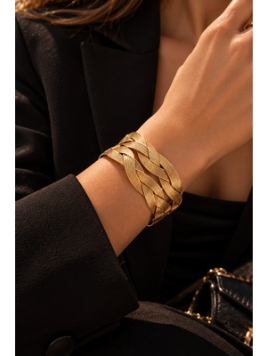 Adata Jewelry Vıp Mira Kelepçe Gold