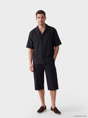Lc Waikiki Yeni Sezon Siyah Regular Fit Erkek Kargo Şort