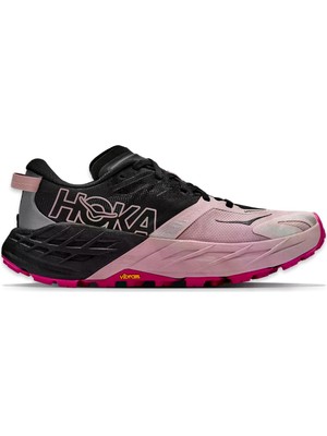 Hoka 1171929 Speedgoat 7 Koşu Siyah-Lila Kadın Spor Ayakkabı