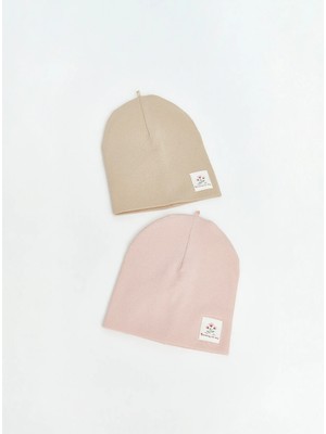 Lc Waikiki Yeni Sezon Pembe Basic Kız Çocuk Bere 2'li