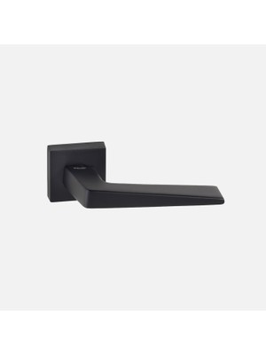 Penta Doganlar Penta Matte Black Rosette Wc Door Handle