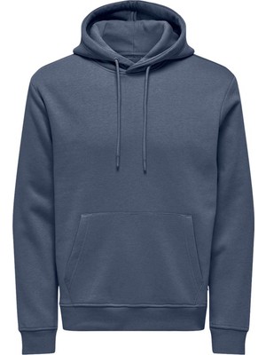 Only & Sons Onsconnor Lıfe Reg Mavi Erkek Sweatshirt 22029225