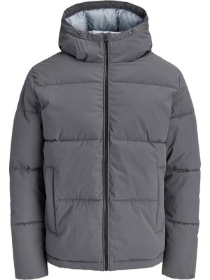 Jack & Jones Jjgalaxy Puffer Gri Erkek Mont 12303930