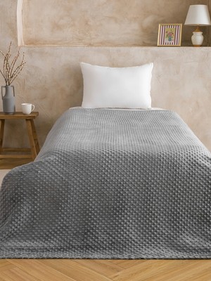 Lc Waikiki Yeni Sezon Tomurcuk Desenli Tek Kişilik Battaniye 150X220 cm
