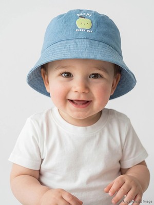 Lc Waikiki Yeni Sezon Indigo Baskılı Erkek Bebek Bucket Şapka