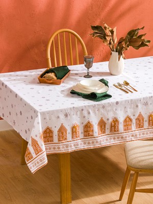 Lc Waikiki Yeni Sezon Yılbaşı Temalı Masa Örtüsü 150X200 cm
