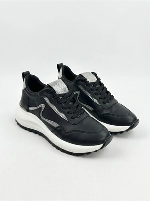 Labrona Kadın Bağcıklı Kalın Yüksek Tabanlı Ortopedik Sneaker Yürüyüş Ayakkabısı