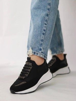 Labrona Ayakkabı Taşlı Kadın Sneakers