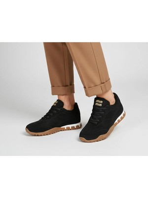Labrona Kadın Bağcıklı Kışlık Içi Kürklü Renkli Tabanlı Sneaker Yürüyüş Ayakkabısı