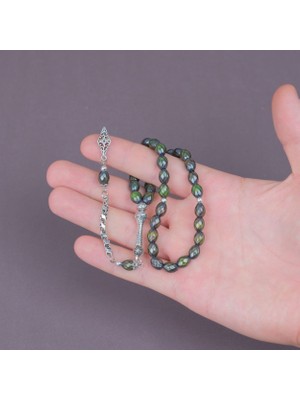 Lapisdo Isıya Göre Renk Değiştiren Orijinal His Taşı  Beyzi Kesim 6.5x8.5mm Tesbih