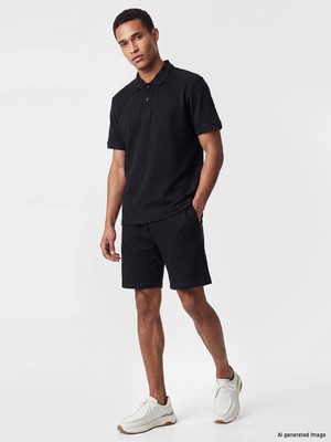 Lc Waikiki Yeni Sezon Siyah Regular Fit Erkek Şort