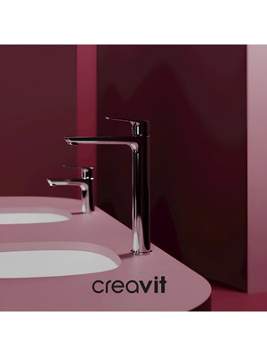 Creavit Solo Krom Uzun Lavabo Bataryası SO6500
