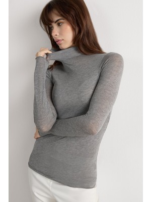 Intimissimi Turtleneck Modal Cashmere Ultralight Sweater