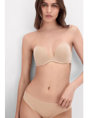 Intimissimi Monica Ultra Light Microfiber Push-Up Strapless Bra