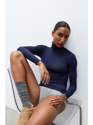 Intimissimi Turtleneck Modal Cashmere Ultralight Sweater