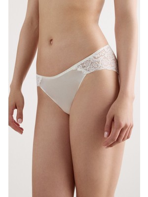Intimissimi Silk And Lace Briefs