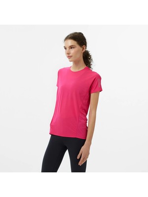 Salomon Sense Aero Ss Women's Pink Running Tank Top