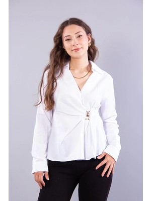 Mckanzie 8317 Poplin Tokalı Gömlek