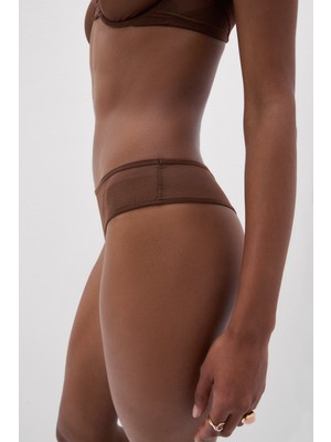 Intimissimi Invisible Touch Tulle Brazilian Briefs
