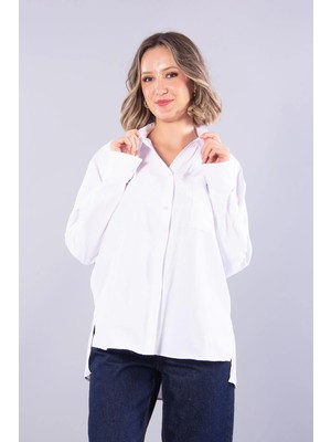 Mckanzie 2755 Tek Cep Arkası Uzun Tunik Gömlek
