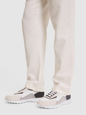 Cacharel White %100 Leather Sneakers