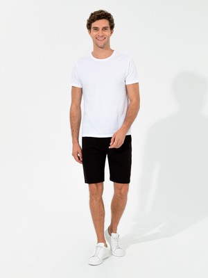 Cacharel Black Comfort Fit Knit Shorts