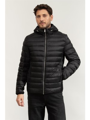 Boss H-Dimeo Men's Puffer Jacket Black