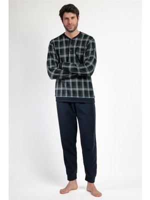 Admas Smeraldo Men's Pajama Set Multicolor