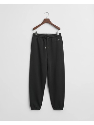 Gant Women's Black Regular Fit Sweatpants