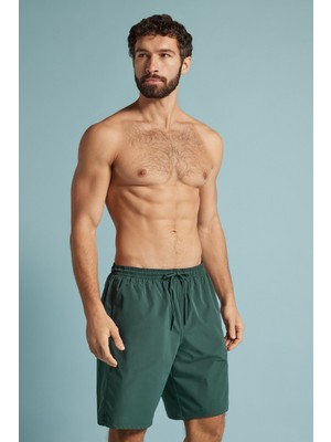 Intimissimi Long Solid Color Swim Trunks