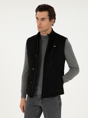 Cacharel Black Suede Vest