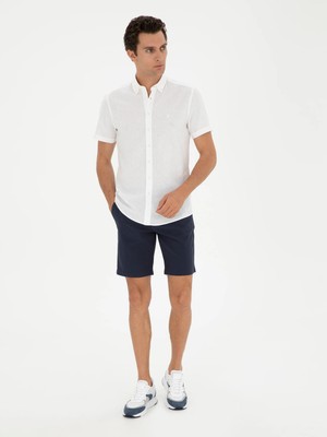 Cacharel Navy Regular Fit Shorts