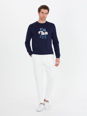 Cacharel Ecru Jogger Fit Sweatpants