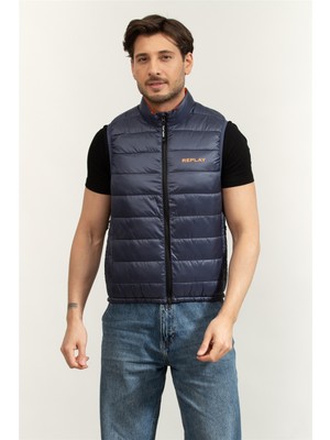 Replay Regular Men's Vest Blue