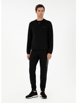 Cacharel Black Regular Fit Sweatpants