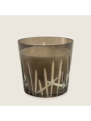 Chakra Pea Glass Candle Holder S Anthracite