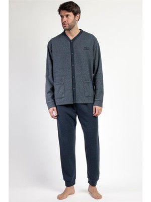 Admas Grigio Men's Pajama Set Grey