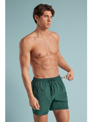 Intimissimi Mid-Length Solid Color Swim Shorts