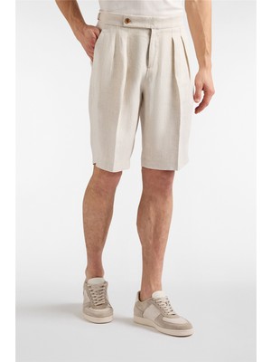 Harmont&blaıne Harmont Blaine Bermuda Doppia Pinces Men's Bermuda Shorts Sand Beige