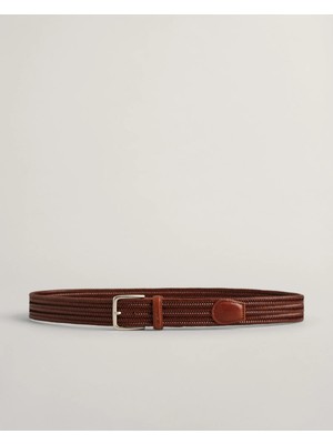 Gant Men's Brown Logo Belt