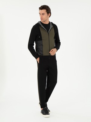 Cacharel Black Jogging Fit Knit Trousers