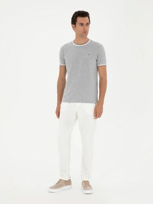 Cacharel White Slim Fit Sweatpants