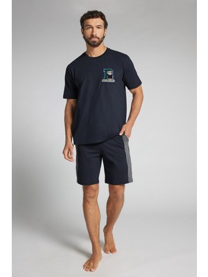 Intimissimi Bulldog Patch Cotton Short Pajamas