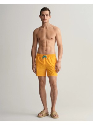 Gant Men's Orange Classic Fit Swim Shorts