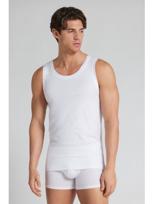 Intimissimi Mercerized Cotton Tank Top Filo Premium