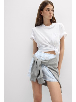 Intimissimi Ultrafresh Cotton Short Sleeve T-Shirt With Pocket