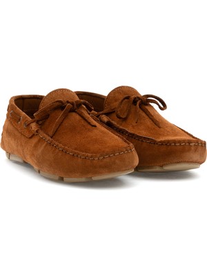 Cacharel Tan Suede Loafers