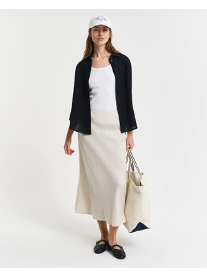 Gant Women's Cream Regular Fit Skirt