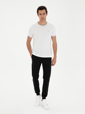 Cacharel Black Slim Elastic Cuff Sweatpants